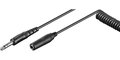 Obrázok pre výrobcu PremiumCord Kabel prodlužovací Jack 6,3mm M/F spirálový 5m