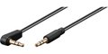 Obrázok pre výrobcu PremiumCord Kabel Jack 3.5mm - 3,5mm konektor 90° M/M 0,5m