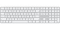 Obrázok pre výrobcu Apple Magic Keyboard Numeric Touch ID Bezdrátová Bluetooth/US layout/Bílá