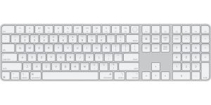 Obrázok pre výrobcu Apple Magic Keyboard Numeric Touch ID Bezdrátová Bluetooth/US layout/Bílá