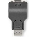 Obrázok pre výrobcu NEDIS adaptér DisplayPort/ zástrčka DisplayPort - zásuvka VGA/ černý