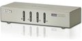 Obrázok pre výrobcu Aten 4-port KVM USB, audio 2.1, včetně kabelů