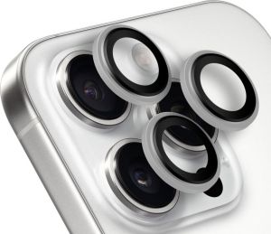 Obrázok pre výrobcu OBAL:ME Ochrana Šošoviek pre Apple iPhone 16 Pro/16 Pro Max White Titanium
