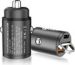Obrázok pre výrobcu Nabíječka USB do auta C-TECH UCC-02, 1x Type C + 1 x Type A, 30W, Power delivery 3.0, Quick Charge