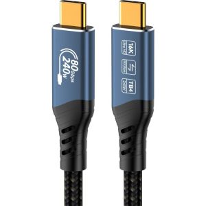 Obrázok pre výrobcu PremiumCord USB4 Version2.0 80Gbps 16K@60Hz 240W Thunderbolt 3 a 4 kabel 1,5m