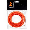 Obrázok pre výrobcu 3DW - ABS filament 1,75mm oranžová, 10m, tisk 220-250°C