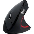 Obrázok pre výrobcu C-TECH myš VEM-09, vertikální, bezdrátová, 6 tlačítek, černá, USB nano receiver