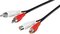 Obrázok pre výrobcu PremiumCord Kabel 2x Cinch-2x Cinch, M/F 2m
