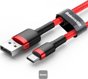 Obrázok pre výrobcu Baseus datový kabel Cafule USB-C 2m 2A červený