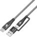 Obrázok pre výrobcu TB Touch 2v1 kabel USB-C - USB C s USB A, 1,2m