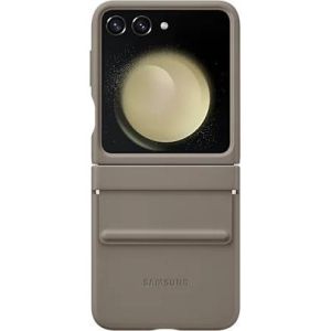 Obrázok pre výrobcu Samsung Zadní kryt z eko kůže pro Galaxy Z Flip5 Etoupe