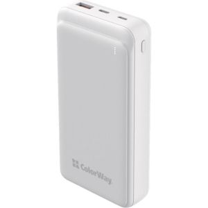 Obrázok pre výrobcu COLORWAY powerbanka/ 20000mAh/ USB QC3.0/ USB-C Power Delivery 20W/ Micro-USB/ Bílá