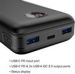 Obrázok pre výrobcu Canyon PB-2002, Powerbank, Li-Pol, 20.000 mAh, Digitálny displej, Vstup: 1x USB-C, Výstup: 1x USB-C a 2x USB-A, biela