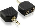 Obrázok pre výrobcu SBOX audio splitter 3.5 mm, čierny