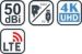 Obrázok pre výrobcu EVOLVEO Xany 4 LTE, 50dBi aktivní pokojová anténa DVB-T/T2, LTE filtr
