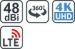 Obrázok pre výrobcu EVOLVEO Jade 1 LTE, 48dBi aktivní venkovní anténa DVB-T/T2, LTE filtr