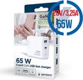 Obrázok pre výrobcu GEMBIRD TA-UC-PDQC65L-W-01, Nabíjačka, USB/USB-C