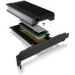 Obrázok pre výrobcu Icy Box PCIe extension card with M.2 M-Key socket for one M.2 NVMe SSD