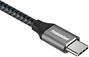 Obrázok pre výrobcu PremiumCord USB-C kabel (USB 3.2 GEN 2, 3A, 60W, 20Gbit/s) bavlněný oplet, 1,5m