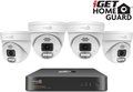 Obrázok pre výrobcu iGET HGNVK84804 - kamerový PoE set, 2K rozlišení, 8CH NVR + 4x kamera se zvukem, IR + LED, CZ app