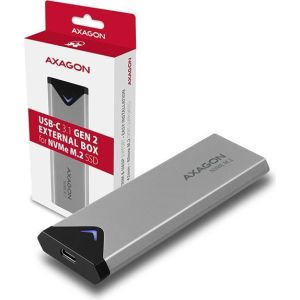 Obrázok pre výrobcu AXAGON EEM2-UG2, USB-C 3.2 Gen 2 - M.2 NVMe SSD kovový box, délka 42 až 80 mm