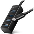 Obrázok pre výrobcu AXAGON MINI hub USB-C / HUE-M1C / USB 3.2 Gen1 / 4x USB-A / kovové tělo / 0,2m