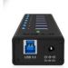 Obrázok pre výrobcu Icy Box 7 x Port USB 3.0 Hub with USB charge port, Black
