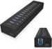 Obrázok pre výrobcu Icy Box 13 Port USB 3.0 Hub with USB charge port, Black