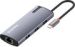 Obrázok pre výrobcu COLORWAY 6v1 USB hub/ 1x USB-C/ 1x RJ45/ 4x USB-A