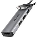 Obrázok pre výrobcu AXAGON multi 4in1 USB-C hub / HMC-H3A / USB 3.2 Gen1 / 3x USB-A / HDMI / 15cm