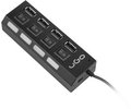 Obrázok pre výrobcu Natec UGO HUB 4-Port MAIPO USB 2.0, on/off, black