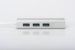 Obrázok pre výrobcu HUB 3-port USB 3.0 SuperSpeed with Gigabit LAN adapter, aluminium