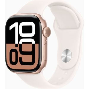 Obrázok pre výrobcu Apple Watch Series 10 GPS + Cellular 42mm Rose Gold Aluminium Case with Light Blush Sport Band - M/L