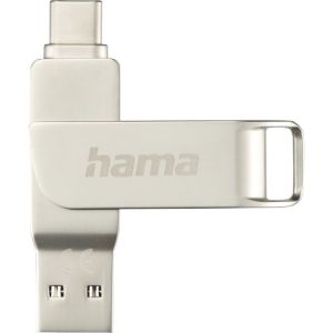 Obrázok pre výrobcu HAMA Rotate Pro, USB Kľúč, 128GB, strieborný