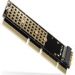 Obrázok pre výrobcu AXAGON PCEM2-1U, PCIe x16/x8/x4 - M.2 NVMe M-key slot adaptér, 1U