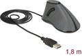 Obrázok pre výrobcu Delock Ergonomická vertikální optická 5-tlačítková USB myš