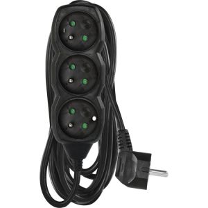 Obrázok pre výrobcu EMOS prodlužovací přívod 3z/5m, černý, 1,5mm