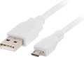Obrázok pre výrobcu LANBERG Kabel USB 2.0 AM/Micro, 1m, bílý