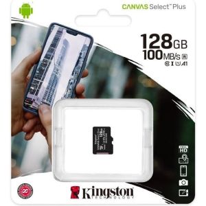 Obrázok pre výrobcu Kingston 128GB microSDXC Canvas Select Plus A1 CL10 100MB/s bez adapteru