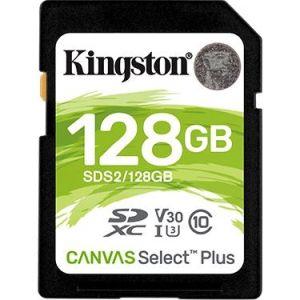 Obrázok pre výrobcu Kingston 128GB SDXC Canvas Select Plus U1 V10 CL10 100MB/s