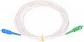 Obrázok pre výrobcu SC/APC - SC/UPC simplex 9/125 SM 0,5m arm.bílý 3mm B3 LSZH