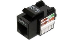 Obrázok pre výrobcu DIGITUS CAT 5e Keystone Jack unshielded RJ45 to LSA color black