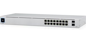 Obrázok pre výrobcu UBNT UniFi Switch USW-16-POE Gen2 - 16x Gbit RJ45, 2x SFP, 8x PoE 802.3af/at