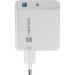 Obrázok pre výrobcu Univerzální USB nabíječka Natec RIBERA GaN 45W, 1X USB-A, 1X USB-C, bílá