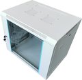 Obrázok pre výrobcu XtendLan 9U/600x450, na zeď, jednodílný, skleněné dveře, šedý