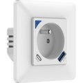 Obrázok pre výrobcu IMMAX NEO SMART chytrá vnitřní zásuvka s kolíkem (typ E)/ 16A/ 1x USB/ 1x USB-C/ PD 20W/ Zigbee/ LIDL/ TUYA