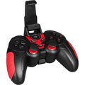 Obrázok pre výrobcu Gamepad Marvo Li-Ion, GT-60, bezdrôtový, Bluetooth 2.1 + EDR, 13tl., všesmerový ovládač, Bluetooth + USB, čierno-červený, s držiak