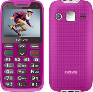 Obrázok pre výrobcu EVOLVEO EasyPhone XR, mobilní telefon pro seniory s nabíjecím stojánkem, růžový