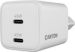 Obrázok pre výrobcu Canyon CU45CC vysokorýchlostná univerzálna nabíjačka do steny 2x USB-C 45W