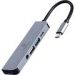 Obrázok pre výrobcu GEMBIRD A-CM-COMBO5-02 Multi Port Adapter USB Type C 5in1 Hub + HDMI + PD + stereo audio